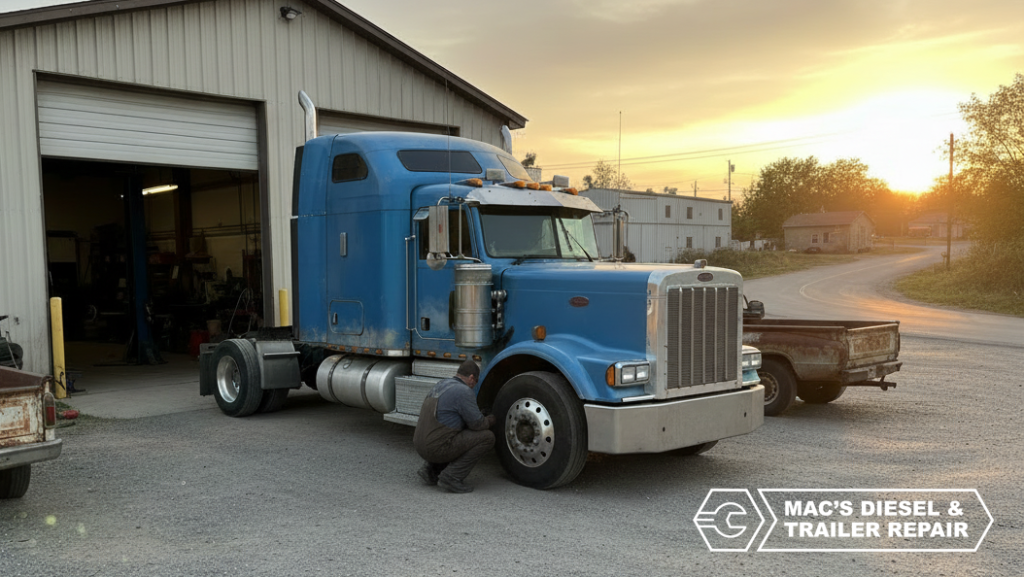 Choosing A Dealership or Local Shop for Semi Truck Repairs 1 A warning light pops on, you hear a new rattle, or power drops at the worst moment.