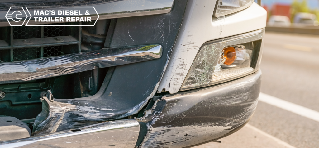 Heavy Duty Truck Collision Repair Goes Beyond the Dented Panels 1 Macs Diesel Trailer Repair Lexington KY heavy duty truck collision repair goes beyond the dented panels gmb
